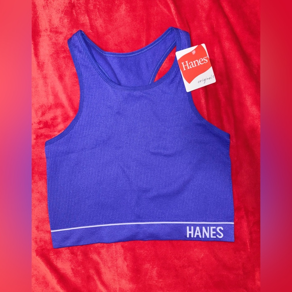 HANES CROP TOP ACTIVE SIZE L